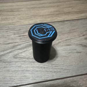 1 1/2 drill/bore plug